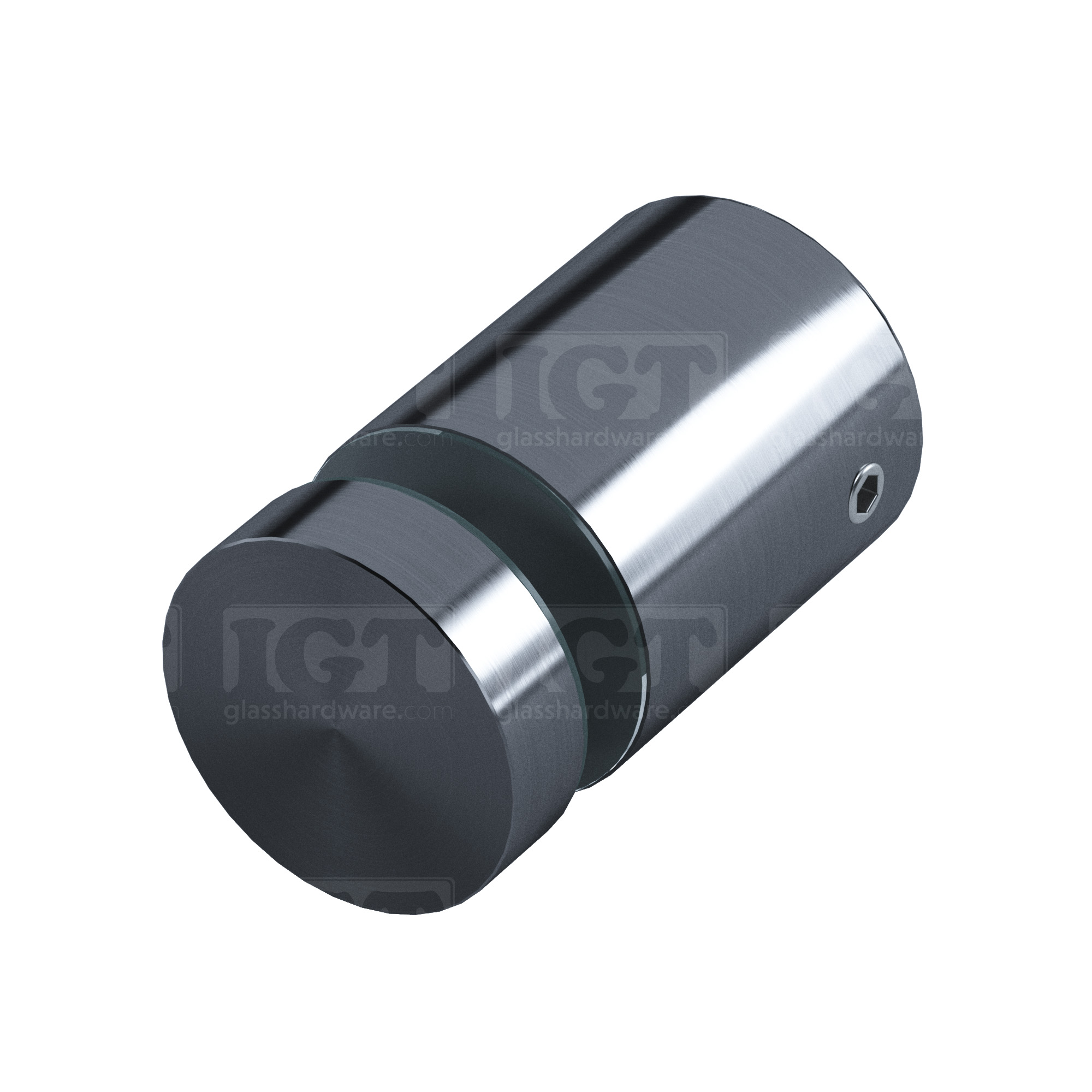 90deg Kit For Roller System - Polished Gun Metal