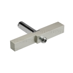 Heavy Duty Header Hinge Adapter Block – Brushed Nickel
