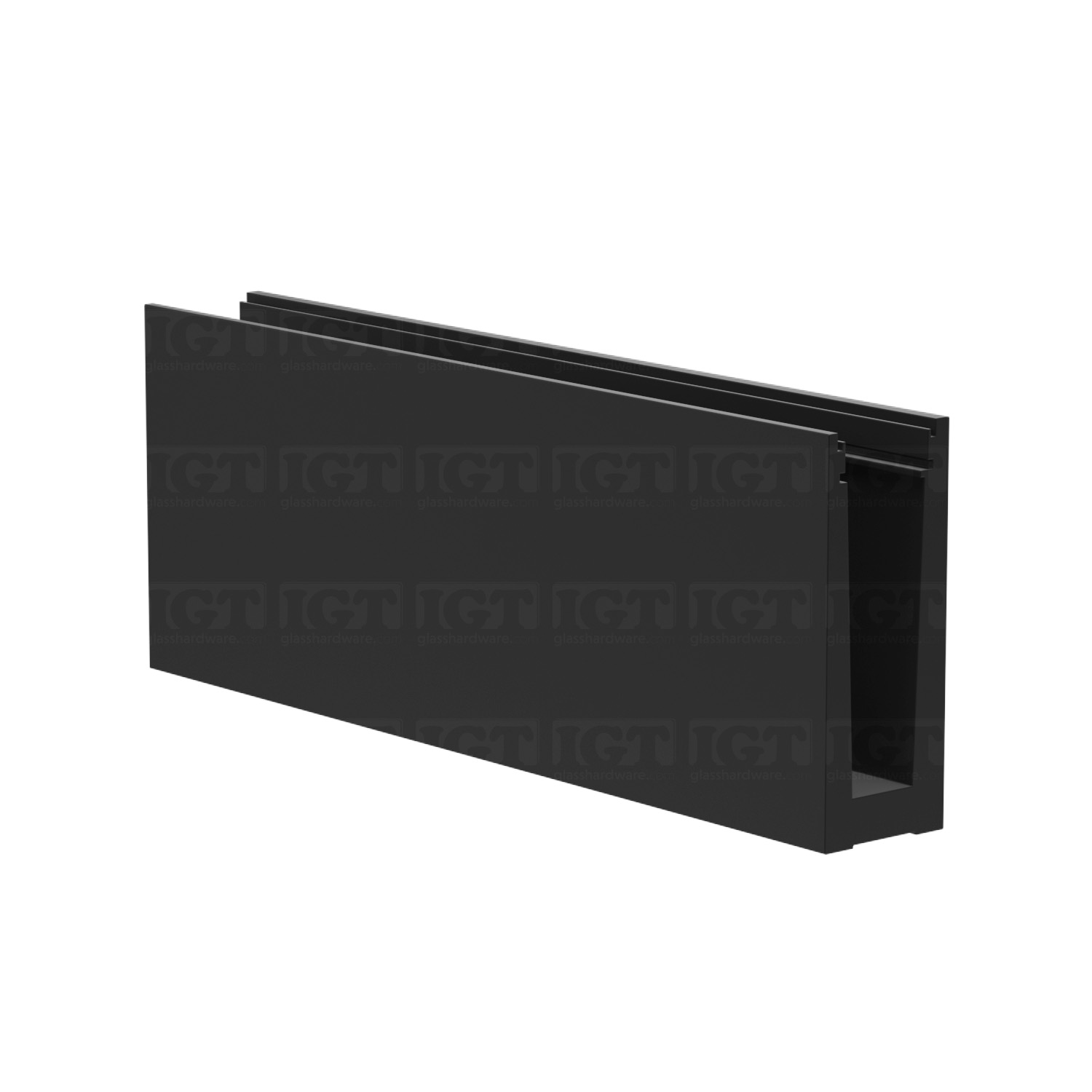 19′ 8″ IGT Aluminum Base Shoe - Matte Black