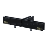 IGT Double Transom Patch with Support Fin – Matte Black