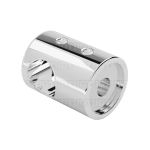 Center Rod Connector for Square Post – Polished Stainless