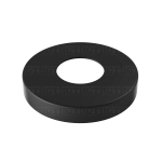 Round Flange Cover 4-9/64″ D. S.S316- Matte Black