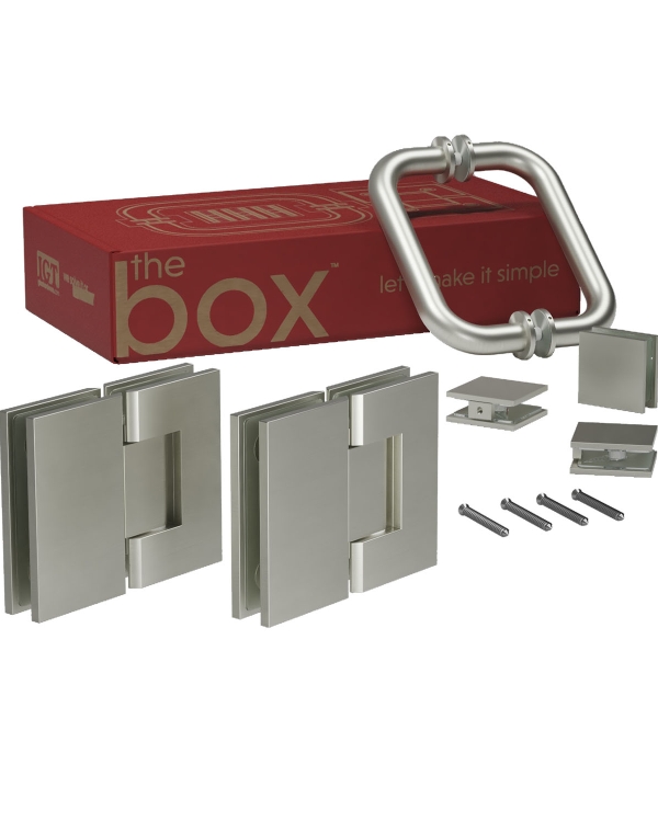 Glass-to-Glass Hinge