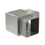 90 Degree Connector for Square Handrail – Brushed Stainless