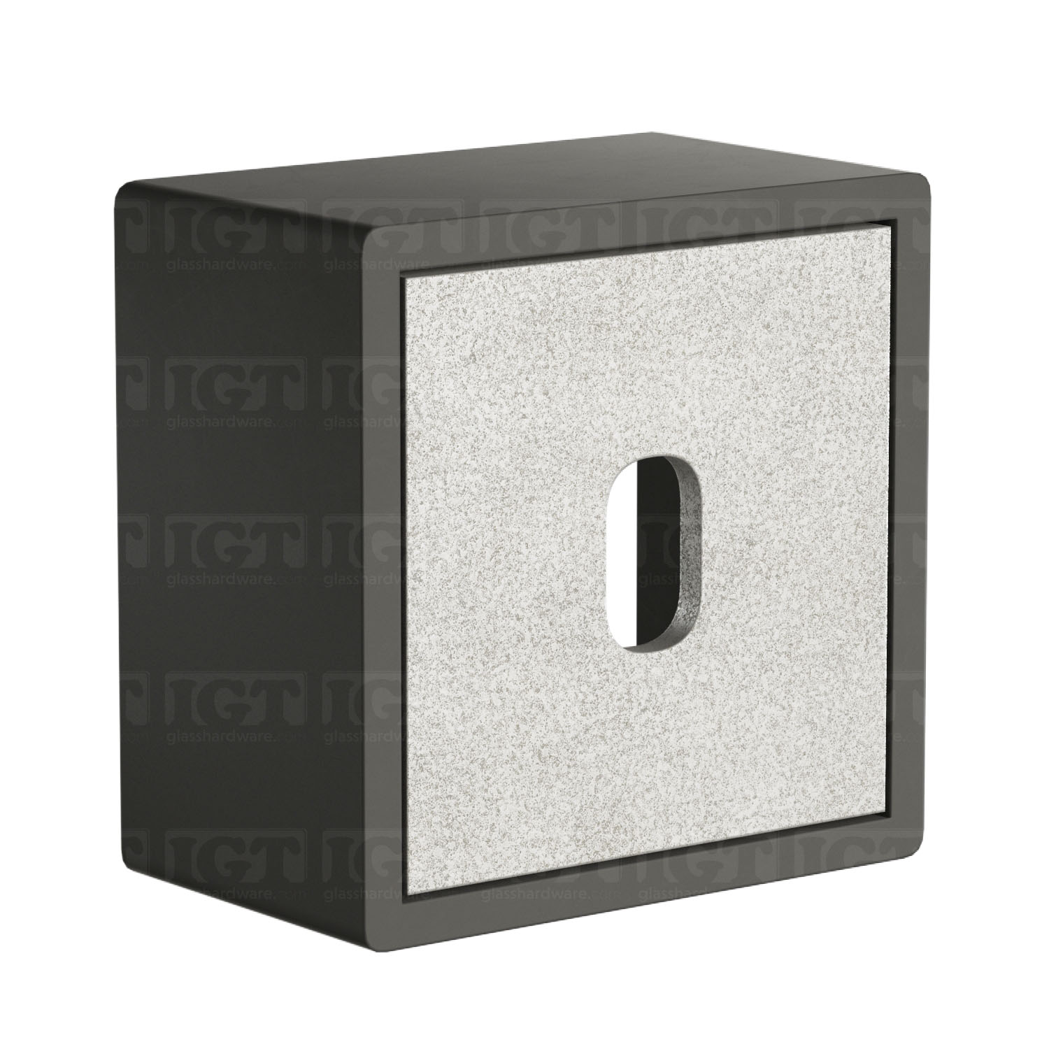 Wall Anchorage for Square Handrail - Matte Black - Image 2