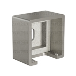 Wall Anchorage for Square Cap Rail – Brushed Stainless