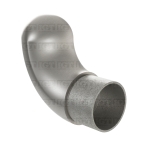 90 Degree Angled End Cap for Round Handrail – Brushed Stainless