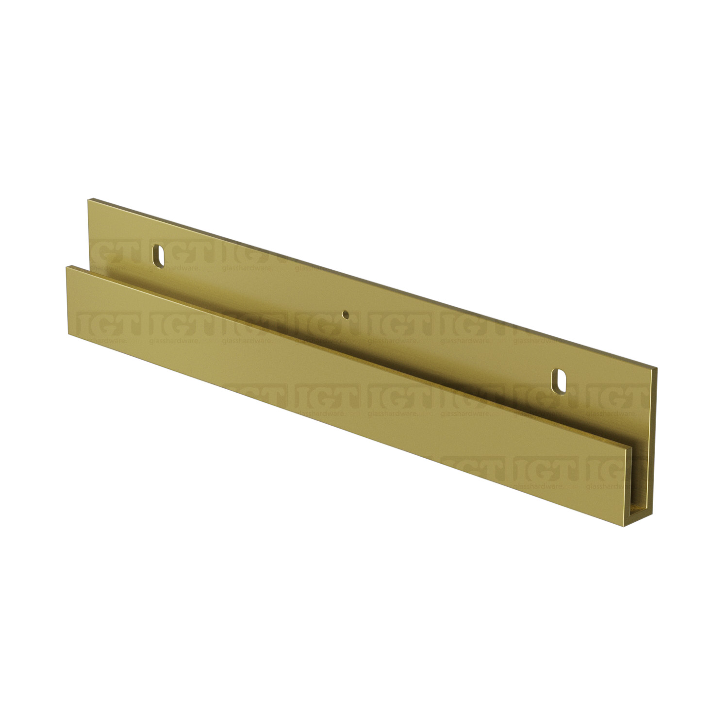 Aluminum Deep J-Mold,Punch & Slot - Gold Brushed