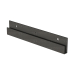 Aluminum Deep J-Mold,Punch & Slot – Matte Black