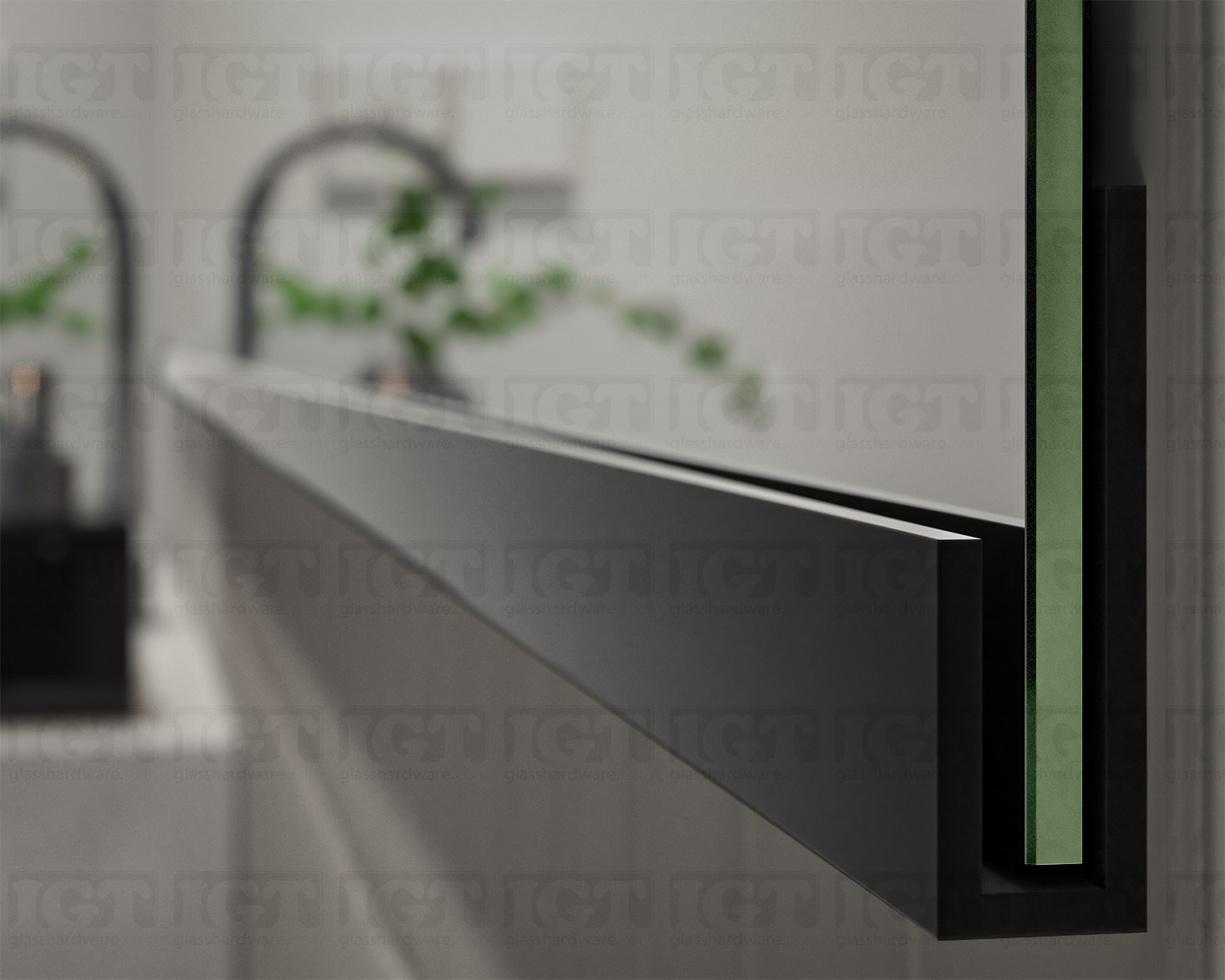 Aluminum Deep J-Mold,Punch & Slot - Matte Black - Image 4