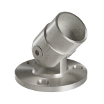 Adjustable Anchorage Base for Round Handrail – Brushed Stainless