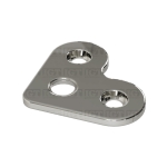 Mounting Plate 90 Deg. For Square Tubes – Polished Stainless