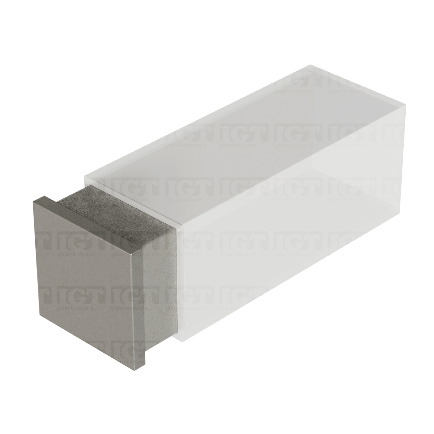 End Cap for Square Handrail - Brushed Stainless - Image 6