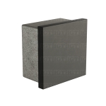 End Cap for Square Handrail – Matte Black