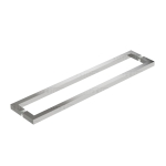 24″ Back-to-Back Square Towel Bar – Chrome