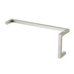 6″ Pull & 18″ Square Tube Towel Bar – Br.Nickel Finish