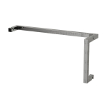 8″ Pull & 18″ Square Tube Towel Bar – Chrome Finish