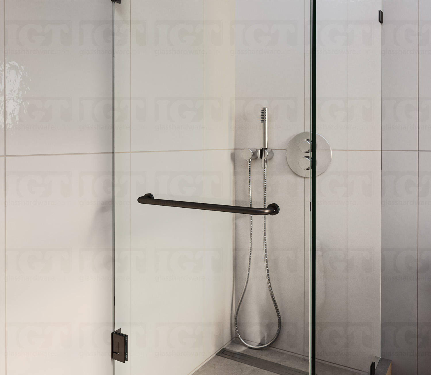 18" Single Traditional Towel Bar - Oil Rbd. Bronze Finish - Image 3