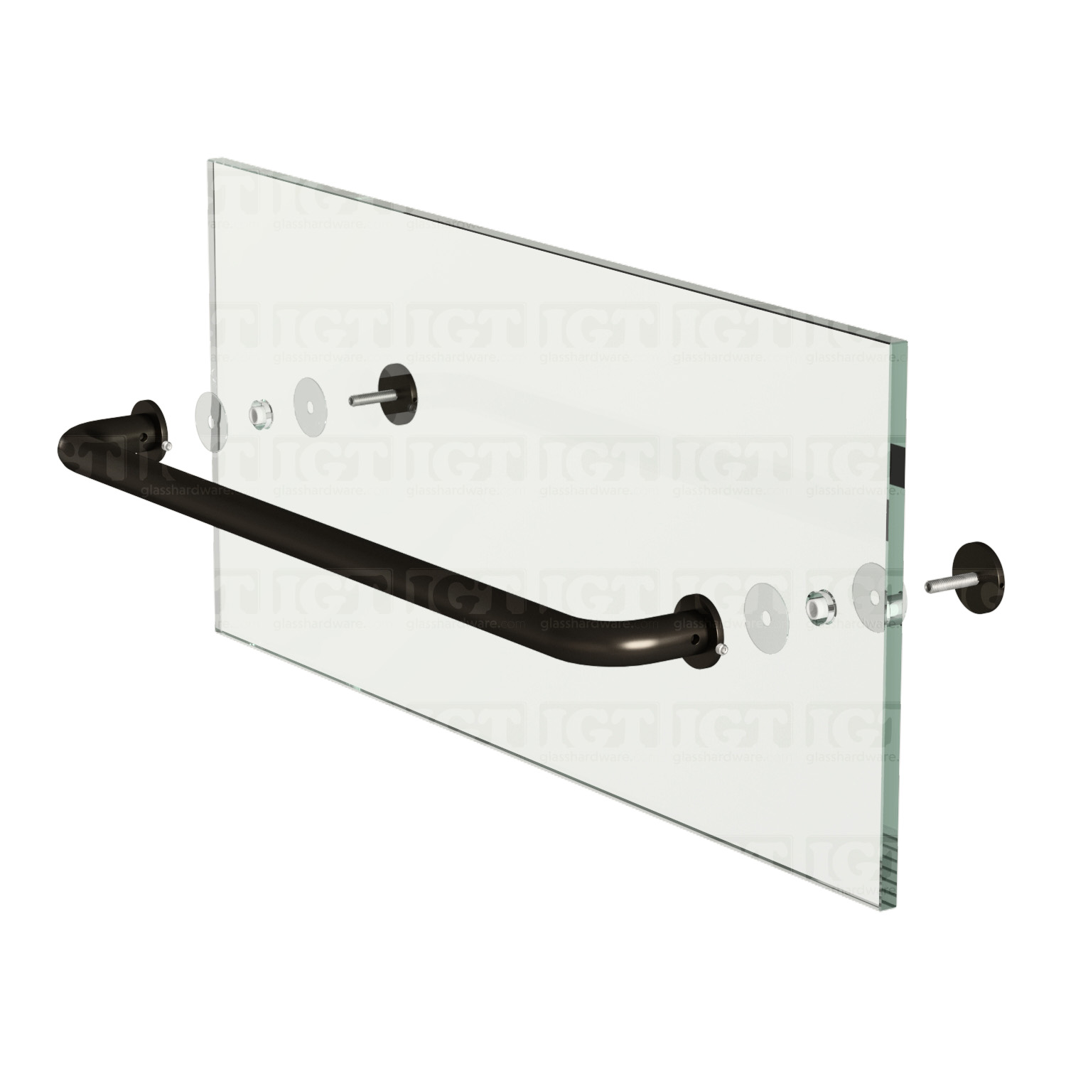 18" Single Traditional Towel Bar - Oil Rbd. Bronze Finish - Image 6