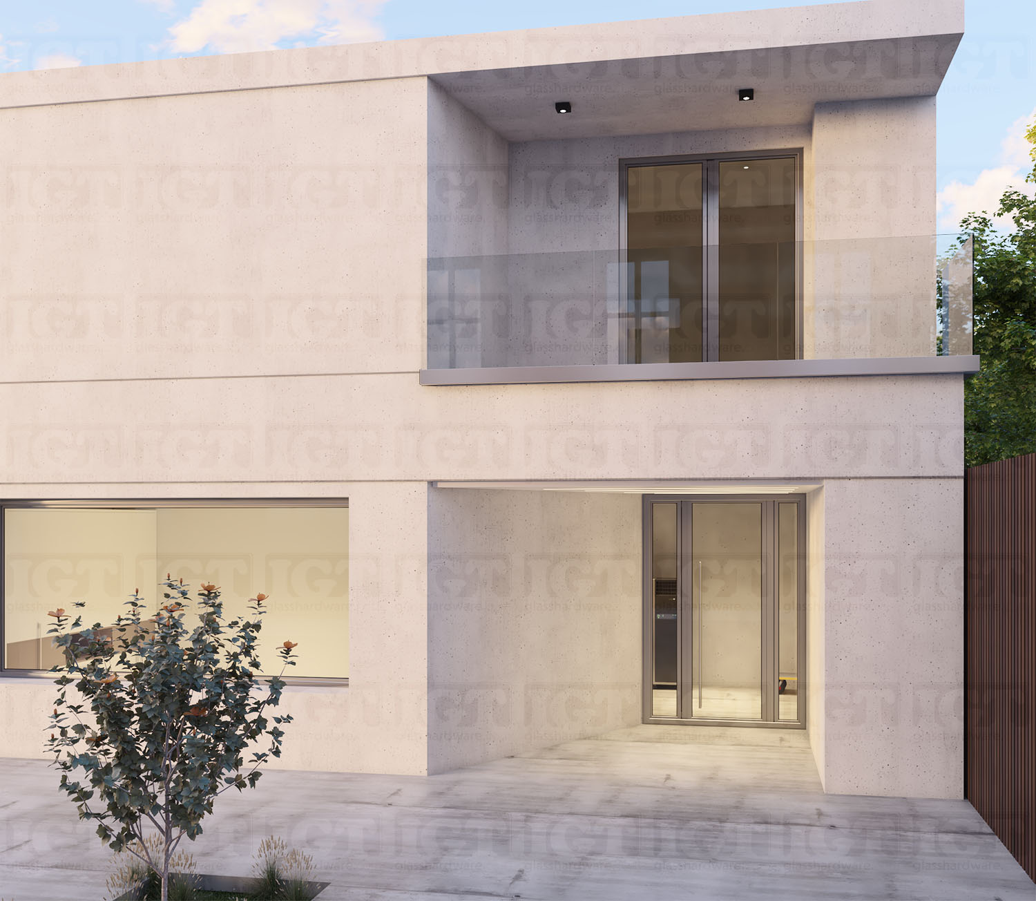 Tilt-Lock™ Base Shoe External 90 Degree Corner for Fascia Mount - Brushed Anodized Silver - Image 5