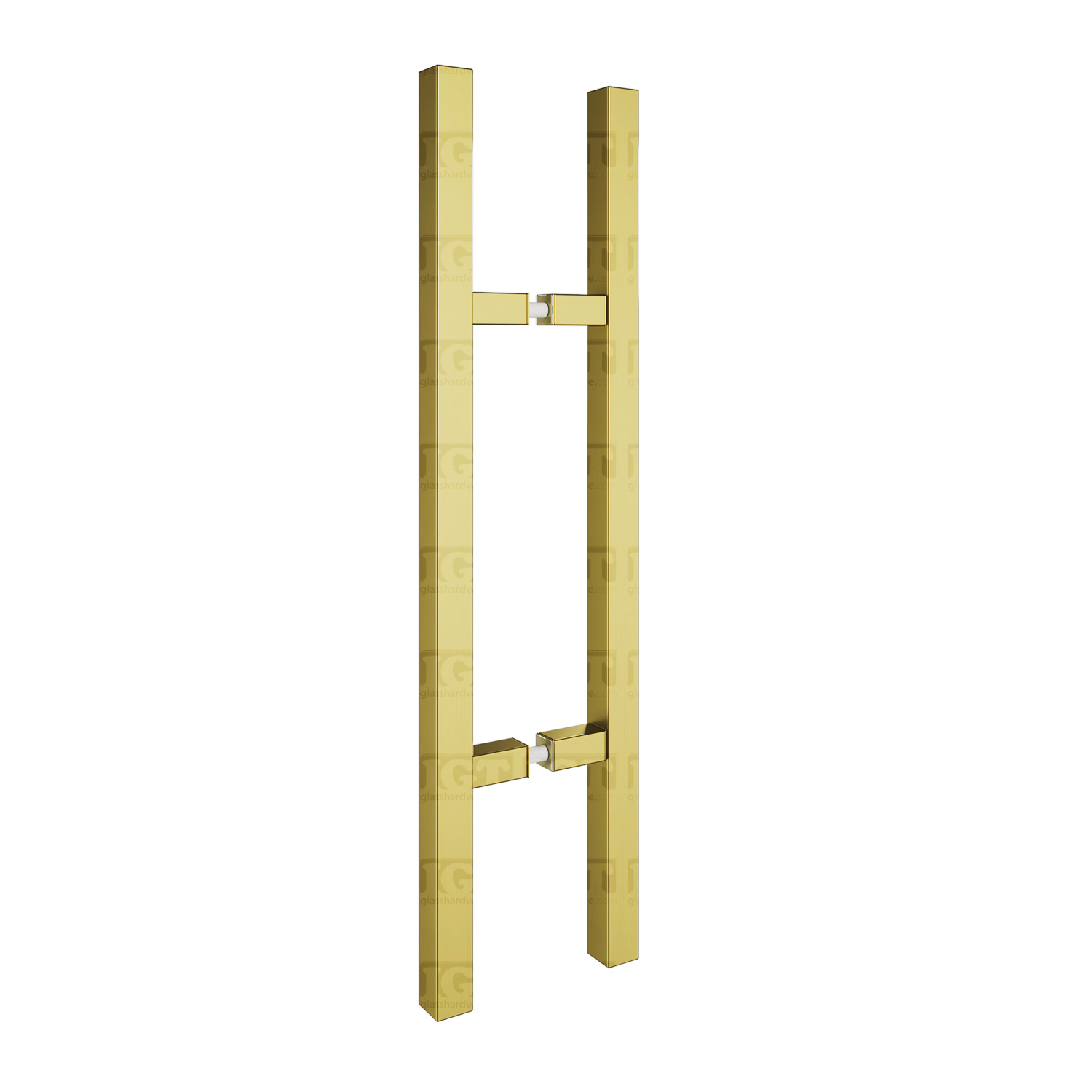 24″ Square Commercial Ladder Handle - Gold Brushed