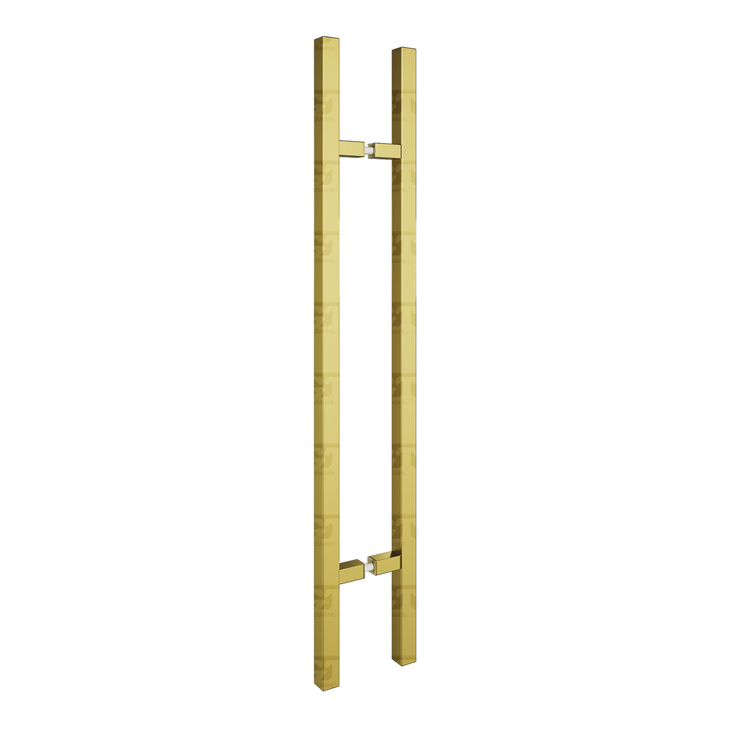 36" Square Commercial Ladder Handle - Gold Brushed