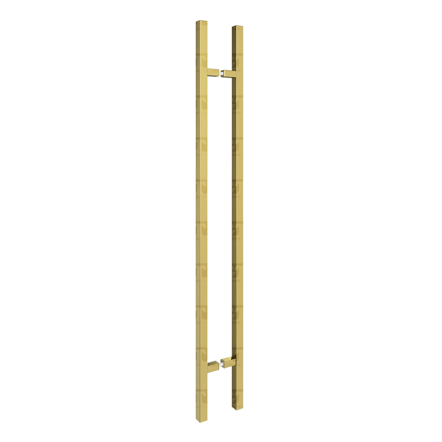 48" Square Commercial Ladder Handle - Gold Brushed