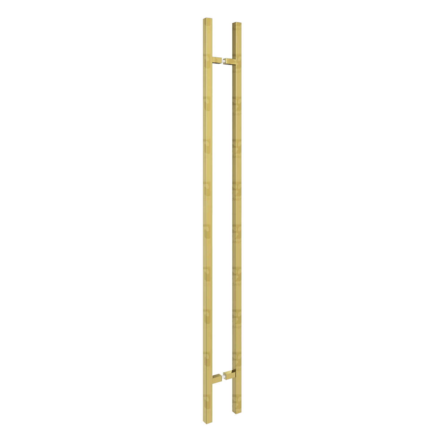 60" Square Commercial Ladder Handle - Gold Brushed