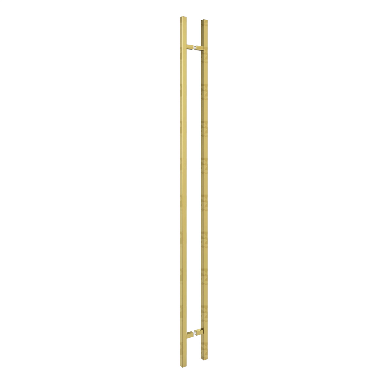 72" Square Commercial Ladder Handle - Gold Brushed