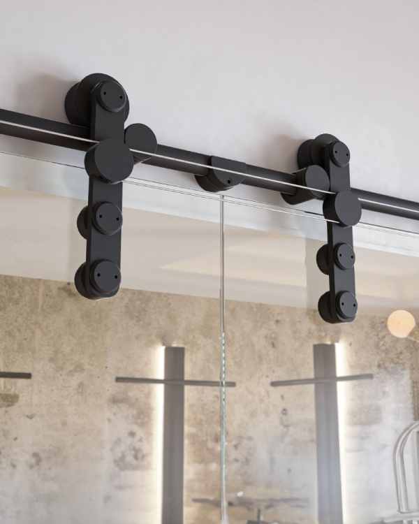 Semi Automatic Barn Door Hardware