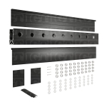 20’ Tilt-Lock™️ Base Shoe – Brushed Anodized Black