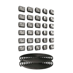 13/16” Tilt-Lock™ Glass Mounting Kit for 20’ Base Shoe