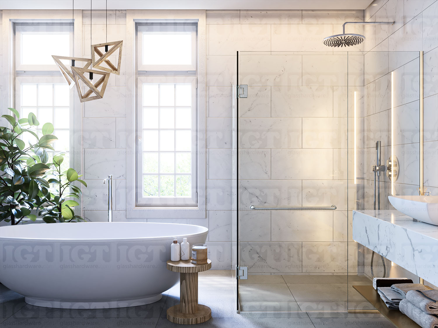 22" Traditional Single Towel Bar - Brushed Nickel - Image 4