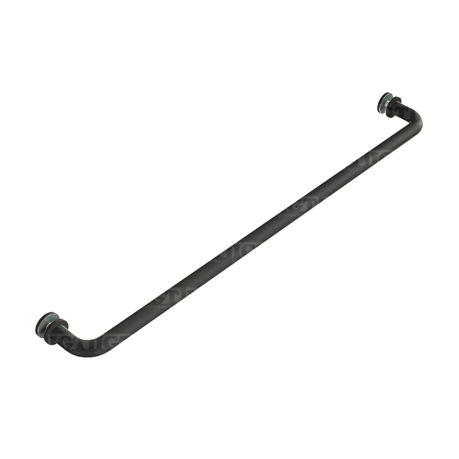 24" Traditional Single Towel Bar - Matte Black