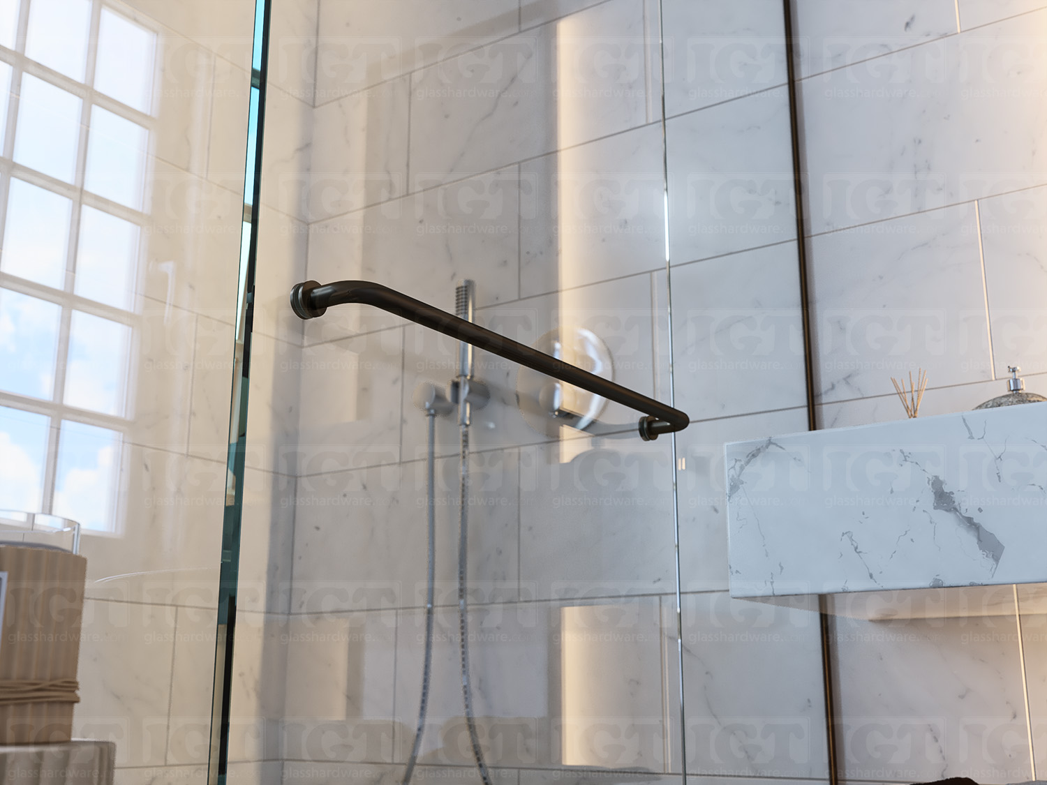 24" Traditional Single Towel Bar - Oil Rubbed Bronze - Image 3