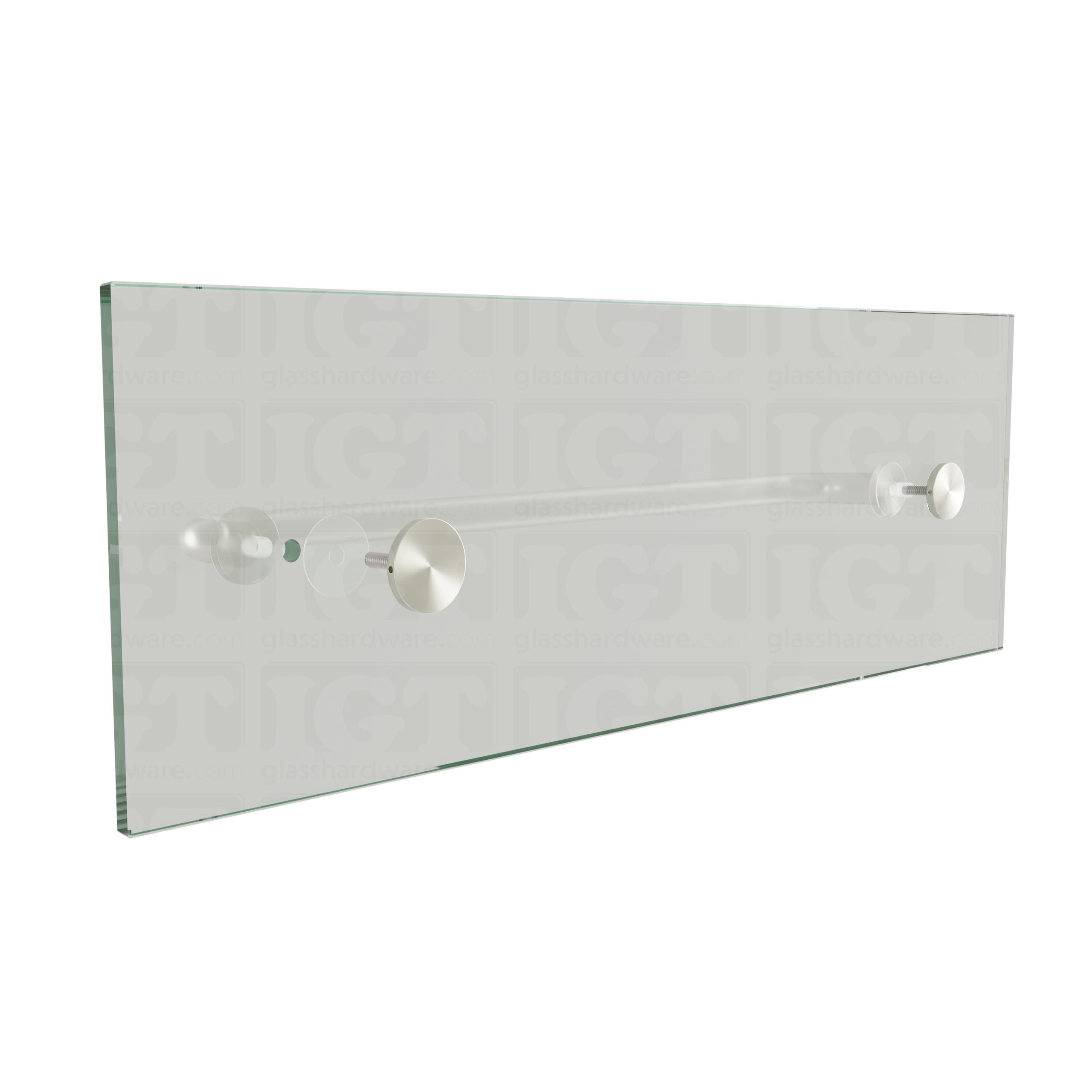 3/4" Cap for Handle/Towel Bar - Br Nickel - Image 6