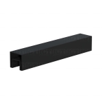 220″ Square Cap Rail – Matte Black