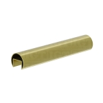 120″ Round Cap Rail – Gold Brushed