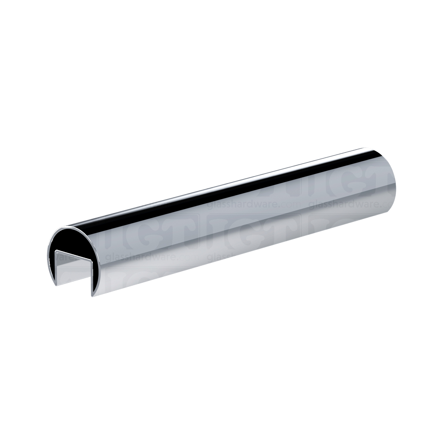 120" Round Cap Rail - Polished Stainless