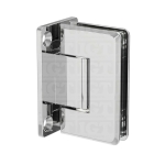 Wall-to-Glass Full Back Bilboa Hinge – Chrome Polished