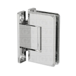 Wall-to-Glass “H” Back Bilboa Hinge – Chrome Polished