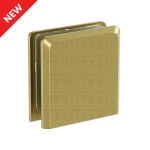 Wall-to-Glass Bilboa Clamp – Gold Brushed