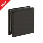 Wall-to-Glass Bilboa Clamp – Matte Black