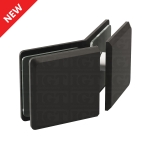 Glass-to-Glass 135 Degree Bilboa Clamp – Matte Black