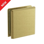Oversized Wall-to-Glass Bilboa Clamp – Gold Brushed
