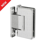 Adjustable Wall-to-Glass “H” Back Bilboa Hinge – Chrome Polished