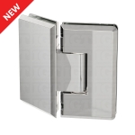 Heavy Duty Glass-to-Glass 135 Degree Bilboa Hinge – Chrome Polished