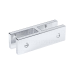180 Degree Glass Bracing Clamp – Polished Stainless