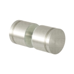 Contemporary Style Back-to-Back Door Knob – Brushed Nickel