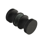 European Style Back-to-Back Door Knob – Matte Black